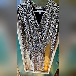 Liz Claiborne black and white 1X dress